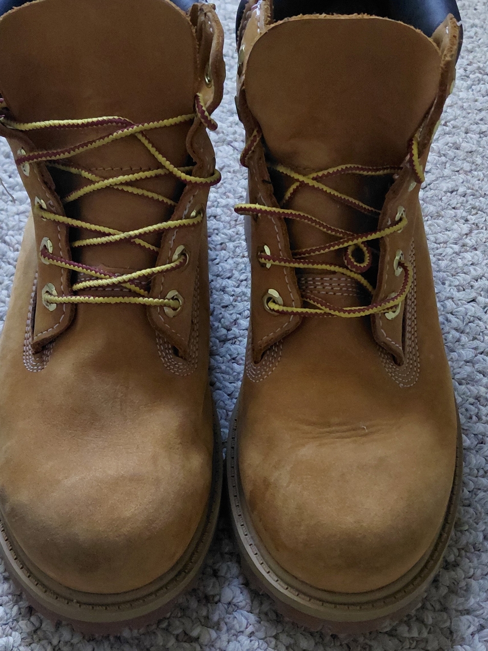 Classic Wheat Work Boots - Tan Suede (Youth 3)